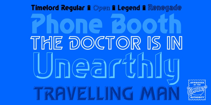 Example font CC Timelord #2
